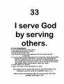 Icon of I Serve God By Serving Others